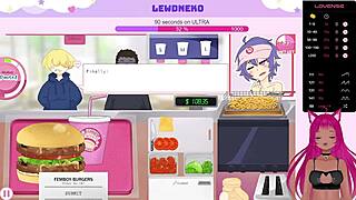 Vtuber Lewdneko's sensual journey into femboy burgers and more