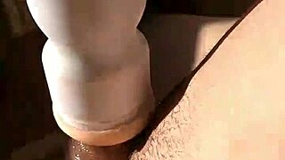 using a fleshlight with sun and milk elements in the scene