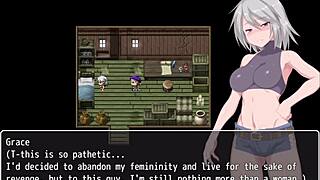 Grace explores the labyrinth town in part 3 of the anime game 😊