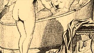 Vintage erotic illustration