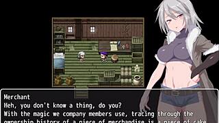 Grace explores the labyrinth town in part 3 of the anime game 😊