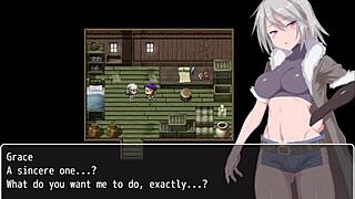 Grace explores the labyrinth town in part 3 of the anime game 😊