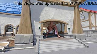 mercy outgrowing blizzard world in crossdressing scene