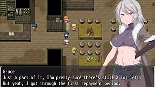 Grace explores the labyrinth town in part 3 of the anime game 😊