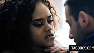 black cheating wife scarlit scandal fucks with the delivery guy during the pandemic