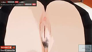 Uncensored Japanese Hentai Rin Experiences First Anal Assfucking