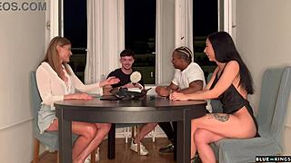 Friends' Game Turns To Group Sex