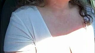 Gorgeous Milf Cums Hard in McDonald's Drive-Thru!