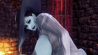 Alcina Dimitrescu's Huge Ass Gets Fucked In Resident Evil Village Hentai Compilation