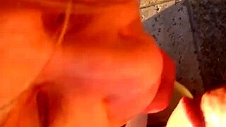 Whoa! Sucking cock while doing yard work?