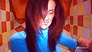 British milf Angie George caught on candid camera