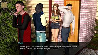 Nursing back to pleasure in hentai game