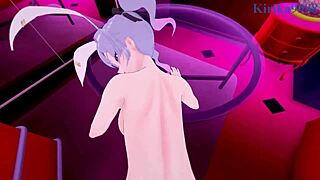 Hatsune Miku Endures Intense Rabbit Hole Sex in 3D Hentai Creampie