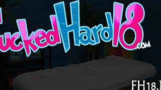 Hot 18-year-old girl gets drilled hard by older man. Young body takes rough pounding in wild session.
