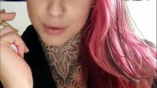 sensual babe teases while smoking for fetish fans