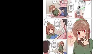 Hypnotized new wife Manaka-san gets blowjob and doggystyle creampie in anime hentai
