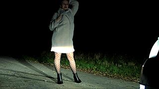Hot Sex With A Stranger Right On The Road