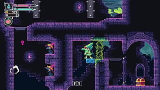 In this hentai episode, the cute teen witch engages in banging with the ghost boss featuring crushing giant boobs.