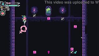 In this hentai episode, the cute teen witch engages in banging with the ghost boss featuring crushing giant boobs.