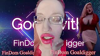 Pink Lip Gloss Jerk-Off Instructions for Total Domination