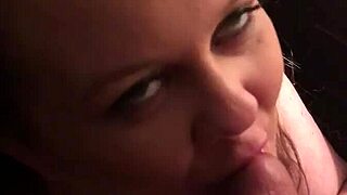 Slut Sucks Cock And Gets Cum On Face!