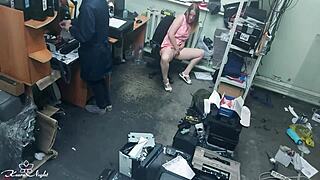 Slutty Blonde Boldly Masturbates Her Pussy Publicly Next To Stranger