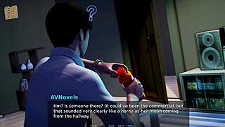 Exploring Academy 205 in anime hentai game world