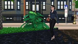 the ceo in 3d hentai gets seduced by her boss at the office