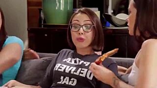 Hot lesbian sluts in wild group action, oh my!