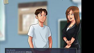 summertime saga 125 features erotic anime hentai scenes with detailed cartoon sex.