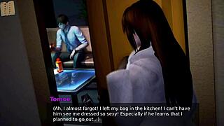 Exploring Academy 205 in anime hentai game world