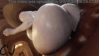 Alcina Dimitrescu drilled by black man’s monster cock!