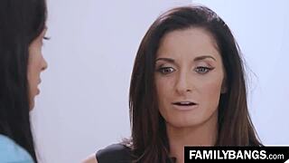 lone housewife seduces pretty babysitter silvia saige sofi ryan