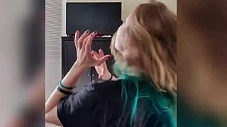 Riding my stepbrother with a dildo teaser