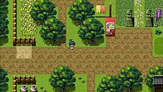 tanned girl natsuki gets massive facial in hentai game