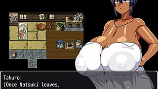 Tanned girl Natsuki, your naked photoshoot turned into a hot massage