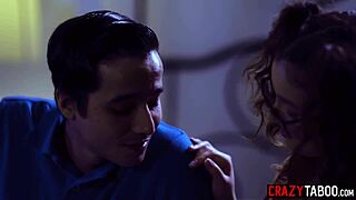 Leana's birthday gift: hardcore sex with big tits lover