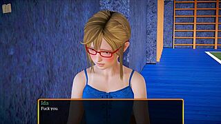 Blonde character in my new family game part 498