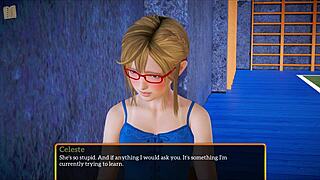 Blonde character in my new family game part 498