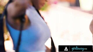 College BFFs Emily Willis & Ember Snow Fuck Hard