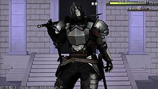 Hero battles the four heavenly kings of the demon army in epic anime showdown