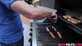 Krissy Lynn pussy fucked in toilet by stepson Nathan Branson