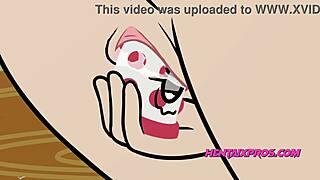 Frenkie's friends in cartoon porn parody