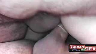 this married latina pornstar frotinha came for a double penetration and had an amazing orgasm