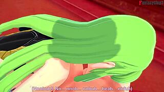 Cc cheshire cat sucking and fucking in code geass full video?