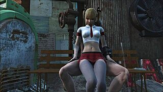 Marie Rose's Anal Sex In Fallout 4 Public Setting
