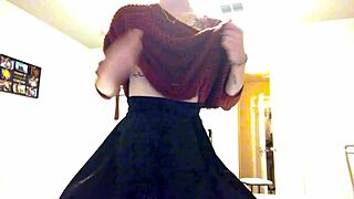 Hey, we're trying anal for the first time in this dress, and it's intense!