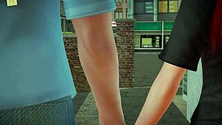 my new family 466 explores erotic anime game with redhead teen 18+