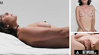 Up Close with Casey Calvert in Passionate Solo Masturbation Full Scene