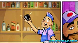 On BR69, the virgin backpacker had to take the trucker's big cock in his ass.